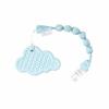 10mois Baby Gift Gift Set Fluffy Gauze  6-layer Gauze  Baby Sleeper 100% Cotton White Length 58cm Newborn ~ 3 Years Old + Teether Teething Blue
