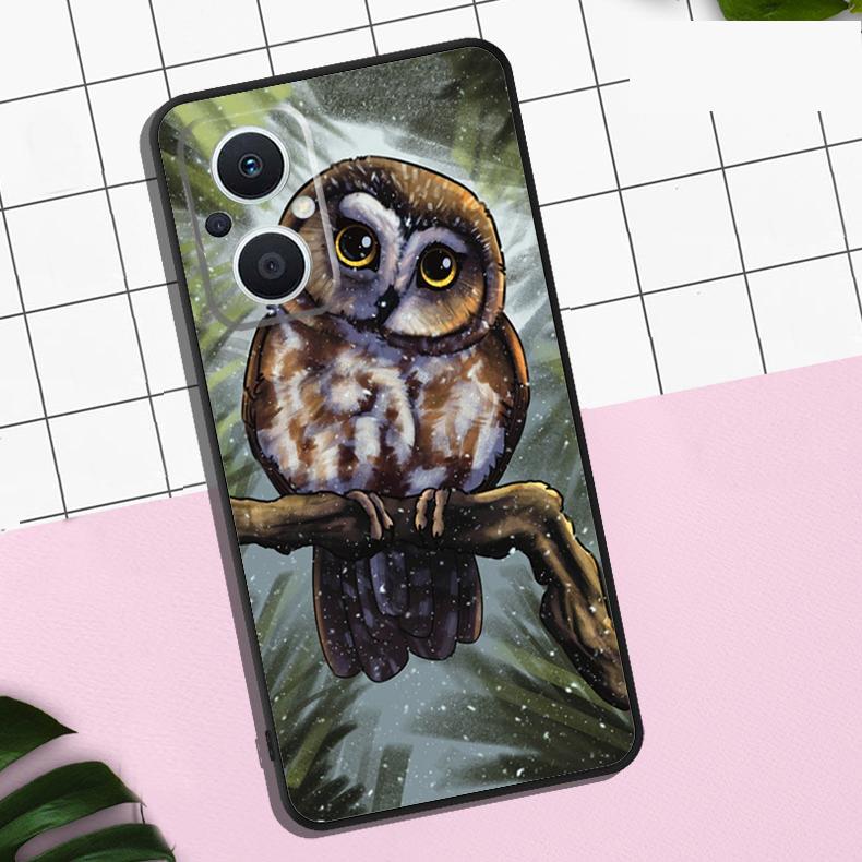 Cute Owls Case For OPPO Reno 7 8 10 11 12 13 Pro 13F 12F 11F 8T OPPO Find X8 Pro X6 X3 X5 Lite Cover