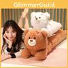 Bear Angel Cuddly Plush Toy Long Cuddly Kids Soft Cushion Home Decor Girls Gift