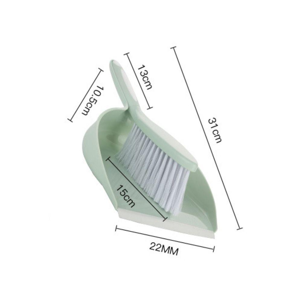 Anti-slip Grip Desktop Brush Set Wear-resistant Pet Hair Hand Broom Portable Car Dustpan  Keyboard