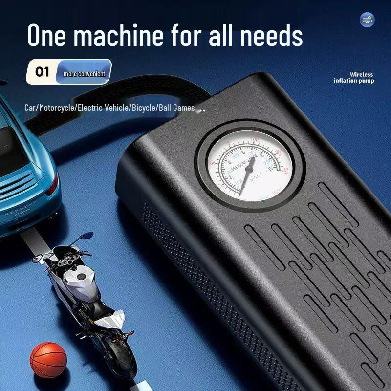 High-Power Wireless Inflator & Portable Air Pump for Cars & EVs