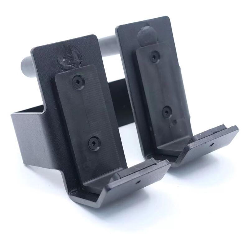 WEZHO Barbell Safety J-Hooks with Rollers