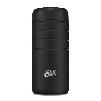 Majoris Thermo Mug with Flip-Top Lid, Black, 450ml, ESMGF450TLBK, Insulated/Cold Mug for Outdoor Camping