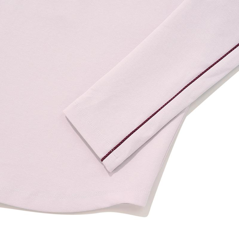 KIRSH Color Point Half Zip Long Sleeve [Light Lavender]
