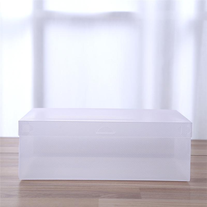 Transparent Dustproof Shoe Storage Box - Thickened, One-piece Plastic Design