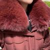 Plus Size Winter Long Parkas For Women L-7XL Detachable Sleeves With Belt Big Faux Fur Collar Hooded Loose Thick Fashion Coat