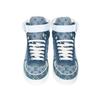 Louis Vuitton Lv Boombox Monogram High Top Sneakers Denim Blue Women's 1A8E3C