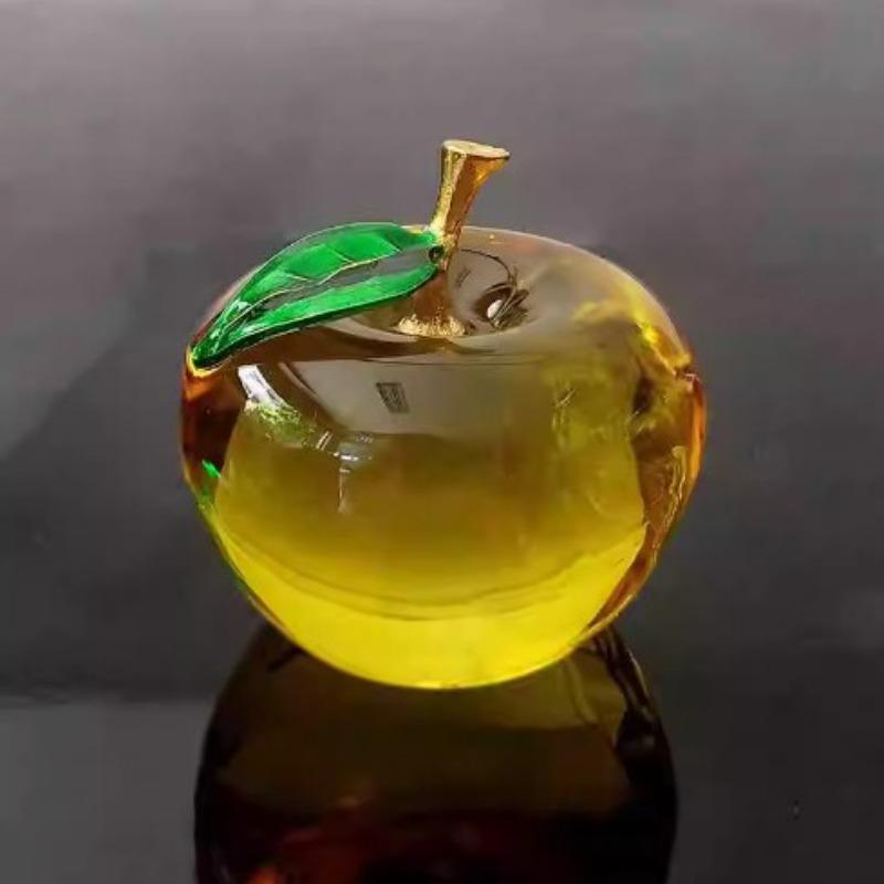Crystal Apple Decorations, Creative Car Ornaments for Birthdays and Holidays Christmas Gifts