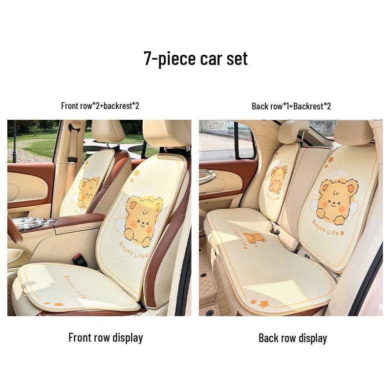 Cute Little Bear Car Seat Cushion - Universal, Comfortable, Four-Season Use