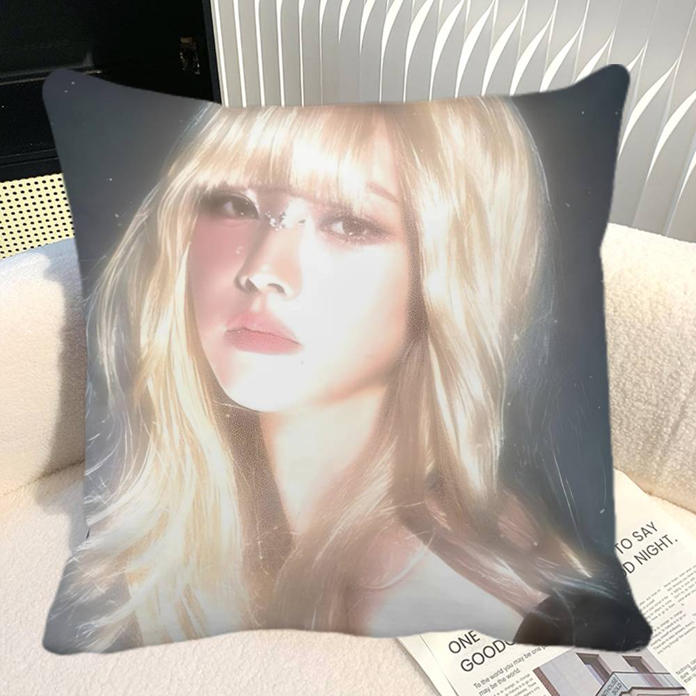 Karina Yu Ji Min Pillow Case Square Pillow Bedroom Sofa Leisure Comfort Cushion Car Home Decoration