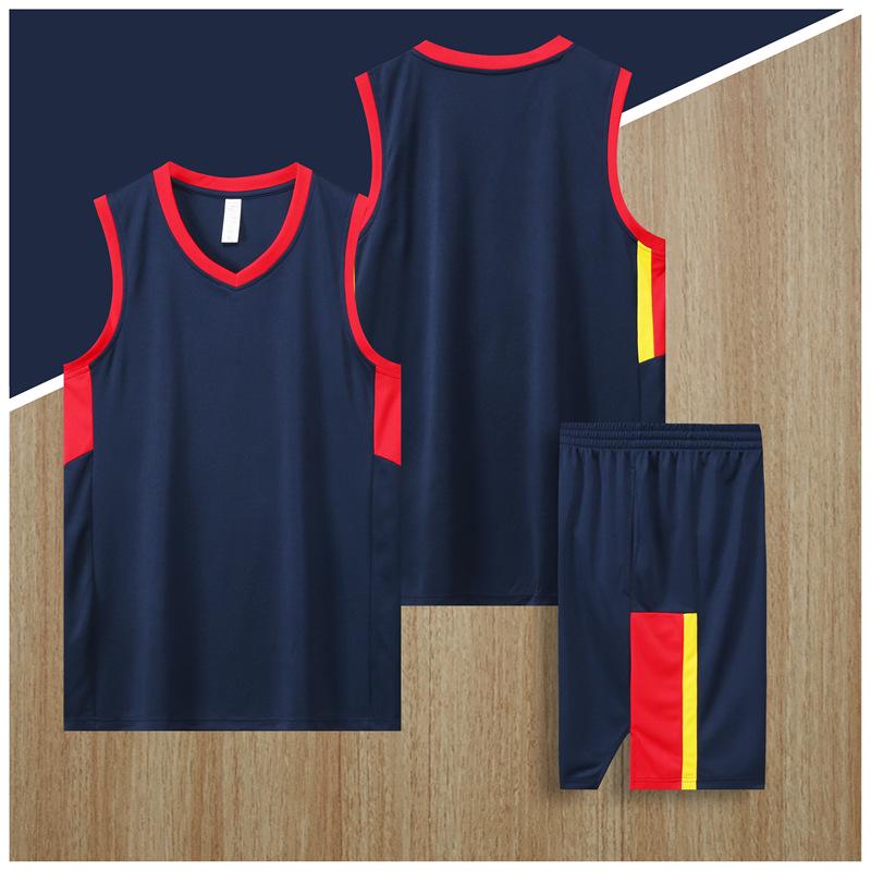 

Унисекс майка и шорты G-League для баскетбола - Дышащая командная тренировочная и соревновательная форма с индивидуальной печатью XL королевский синий