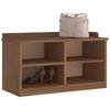VidaXL Hallway Bench SANDNES 87x40x50 Cm Solid Pine Wood, Bench, Entryway Bench, Shoe Bench, Hallway Bench, 4010458
