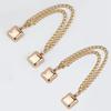 Multi-Function Magnetic Clothing Clip with Chain Metal Buttons Clip Clothes Scarf Trouser Legs Cuff Fixing Magnet Buckles