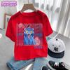 Cute Cartoon Saja Boys T-shirts Boys Girls Short Sleeve T-shirt Tops Anime Kpop Demon Hunters T Shirt Gifts Children's Clothing