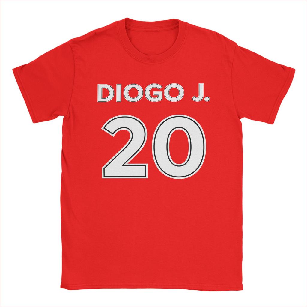 Diogo Jota Nummer 20 T-Shirt Erwachsene Vintage Baumwoll-T-Shirts Sommer Bequem Hip Hop T-Shirt Günstig Übergröße Kleidung