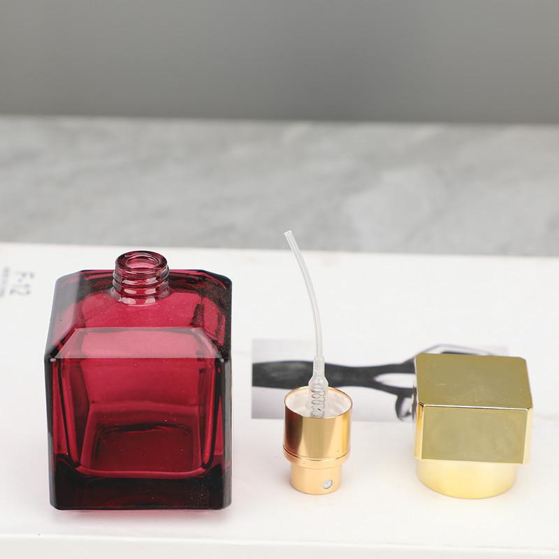 Parfumflesje Spray 50ml High-end Glas Draagbaar Reizen Delicaat Parfumflesje Leeg Flesje Dispenser