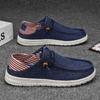 39-48 Men's Denim Cloth Air-breathable Sports Casual Shoes EVA Ultra-light Convenience Outdoor Lazy Shoes