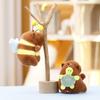 Capybara Toy Plush Keychain Stuffed Animal Doll Cartoon Gift Decoration Cute