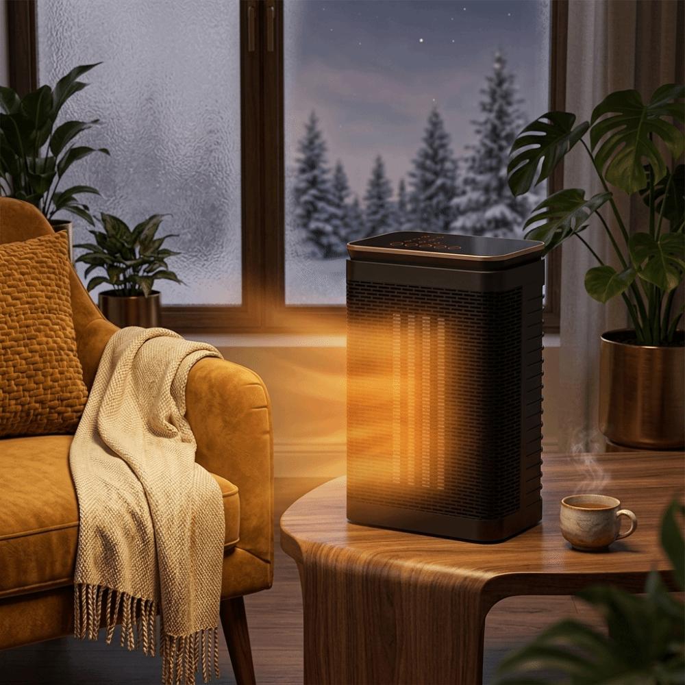 Fast Heating Electric Heater Oscillation Function Portable Heater Portable PTC Heater Bedroom Use