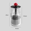 Vanity Makeup Brushes Holder Automatic Lifting Dustproof Storage Box with Lid Lipstick Cosmetic Organizer