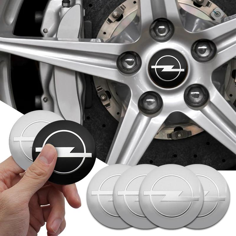 56/60mm Car Wheel Center Hub Caps Badge Sticker Decals For Opel Astra Insignia Mokka Zafira Corsa Vectra Antara Car Accessories