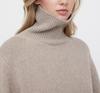 Women's European-Style High Neck Loose Wool Sweater for Autumn/Winter
