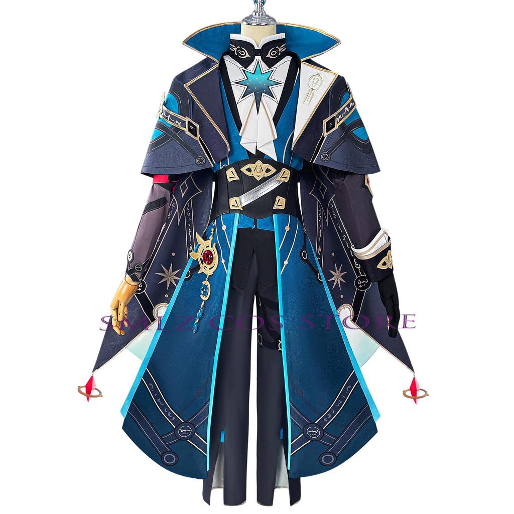 Anaxagoras Cosplay Spiel Honkai Star Rail Kostüm Anaxa Uniform Perücke Hain der Epiphanie Amphoreus Hallowen Outfit für Frauen Männer