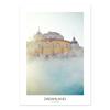 Nordic Style Beautiful Seascape Canvas Painting Beach Building Wall Art Posters Pineapple Stone Sea Pictures for Room Home Decor