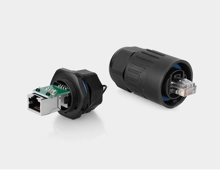 Lingke Waterproof RJ45 Aviation Plug Socket Connector