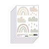 Nursery Decor Peel and Stick Home Wall Decals Bedroom Decoration Cloud Sticker Rainbow Wall Sticker