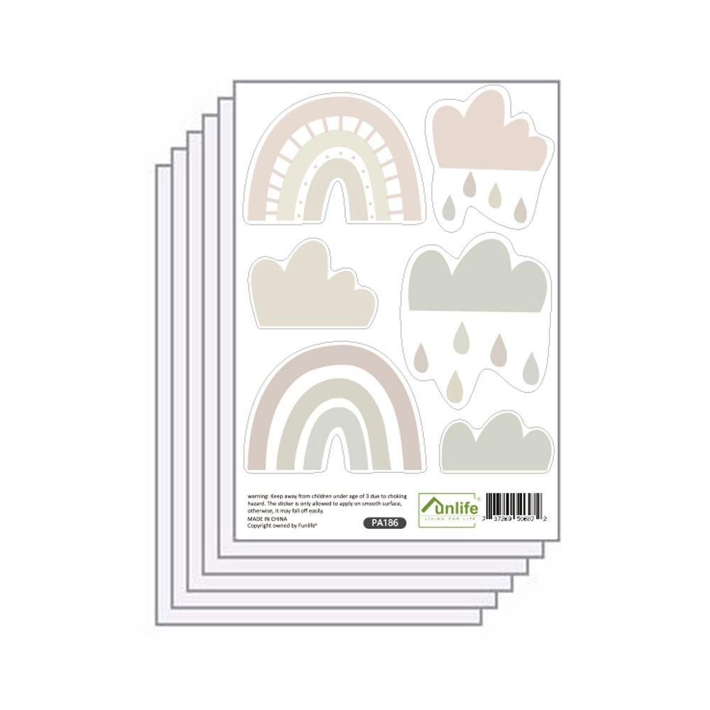 

Наклейка на окно Мебель Автомобиль Дом Наклейки на стену Наклейка Облако Наклейка Радуга Украшение для спальни 36pcs