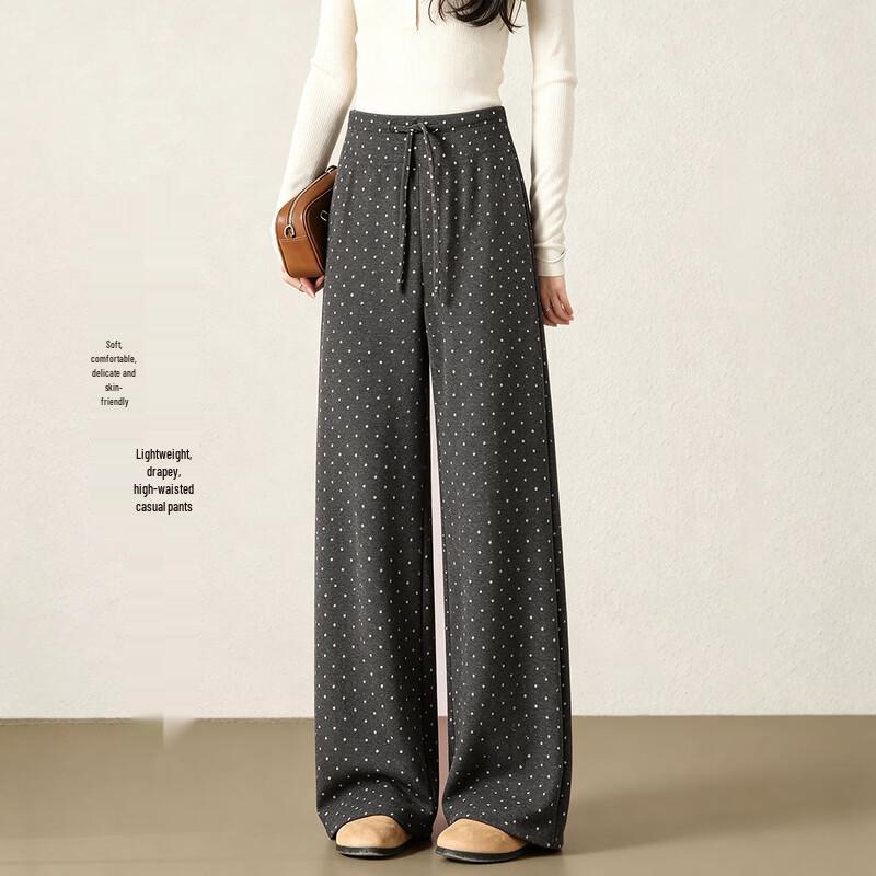 Mark Fairwhale Women's Polka Dot Wide-Leg Trousers