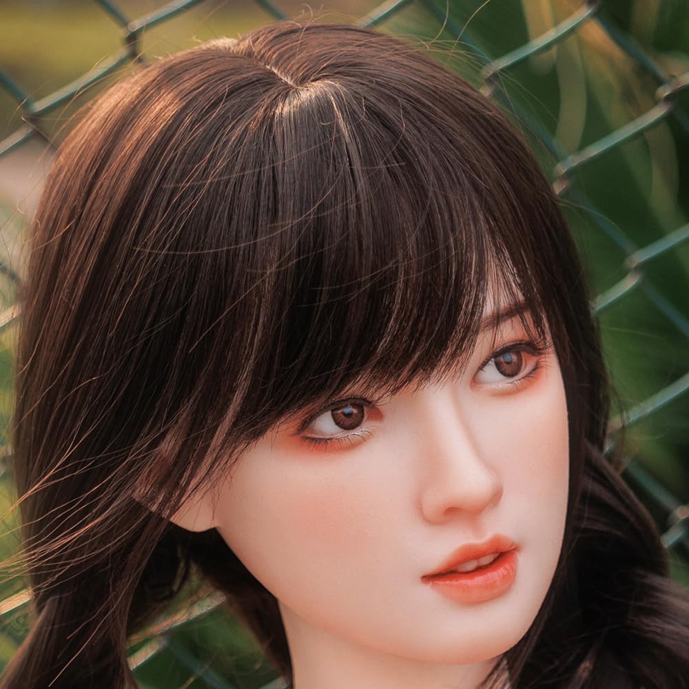 Tylko głowa figury, głowa w 100% silikonowa, tylko głowa, typ peruki, dwa sposoby mocowania, numer typu peruki GJ-008