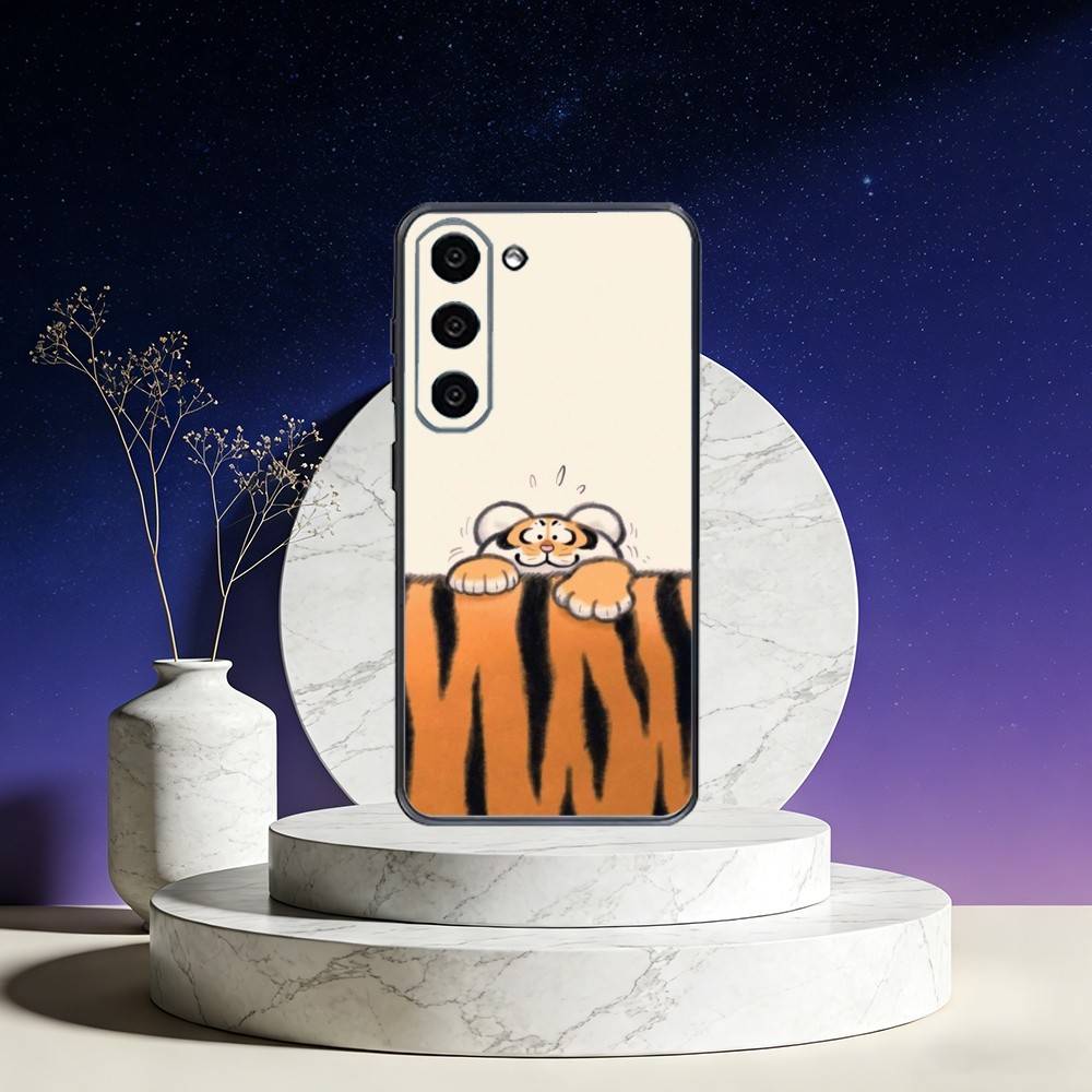 Fett T-Tiger Handyhülle Für Samsung Galaxy A73,A72,A71,A70,A53,A52,A51,Andere Weiche Schwarze Hülle
