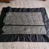 Breathable RV Door Curtain with Zipper – Mosquito Repellent Teslin Mesh, Strong Adhesive, 600D