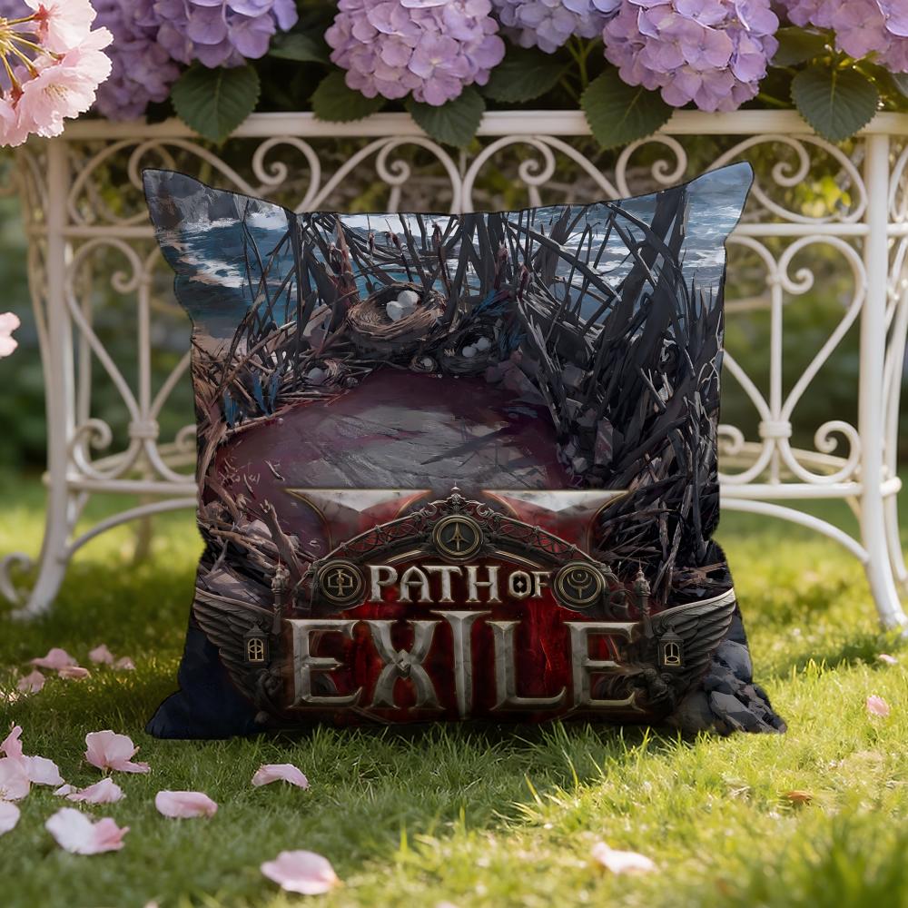 GamePath of Exile Cushion Cover Home & Car Dual-Scene Pillow Cover: Reversible for Premium Comfort
