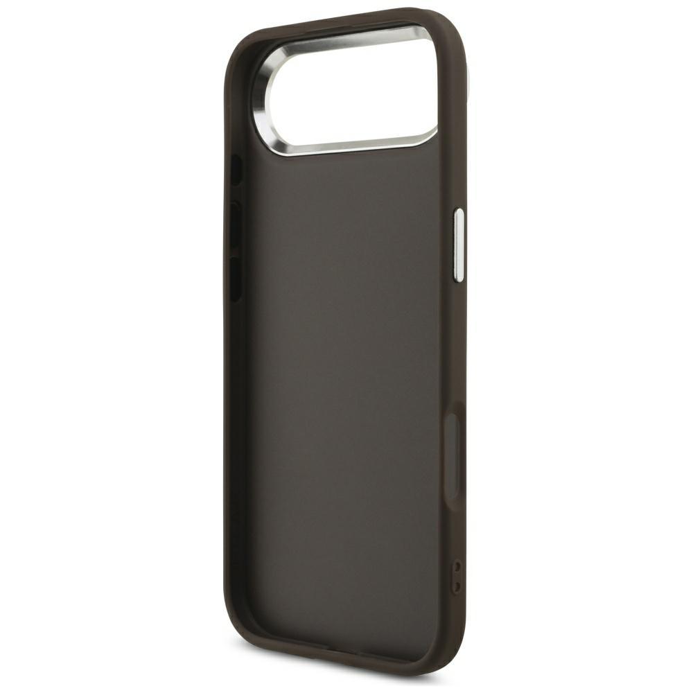 Coque Guess 4G Big 4G Logo Classique pour iPhone Air Marron Argenté