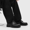 Modische Herren Square Head Dress Shoes 2025 Sommer Neue Herren Schnür-Oxford All-Match Leder Herren Laufschuhe Herren Derby Freizeitschuhe