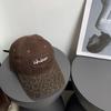 Retro Leopard Print Baseball Cap, American Men's and Women's Sun Protection Color Blocked Duck Tongue Hat, Adjustable Style