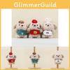 Toy Chef Plush Puppy Plush Keychain Bag Pendant Plush Doll Childrens Gift Day