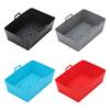 Silicone Air Fryer Tray Liner Heat-insulation Reusable Air Fryers Basket Fried Pizza Chicken Waterproof Kitchen Baking Tools