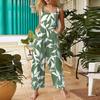 Women’s Casual Sleeveless Jumpsuit With Printed Jumpsuit, Fashionable And Loose Jumpsuit