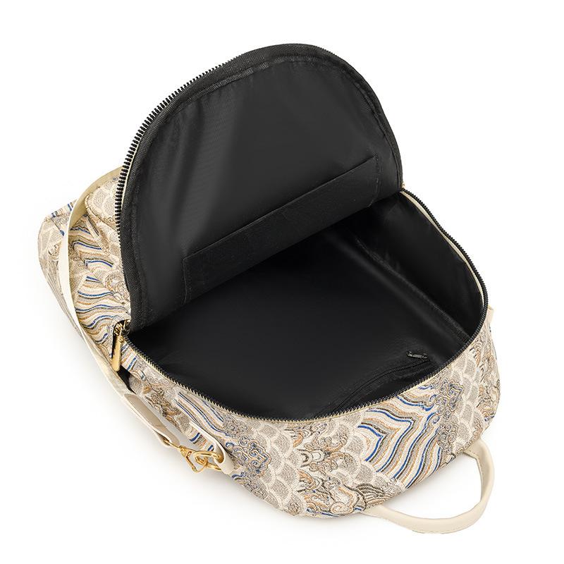 Fashionable Bag Women's Bag Chinese-style Single-shoulder Crossbody Backpack Student Schoolbag