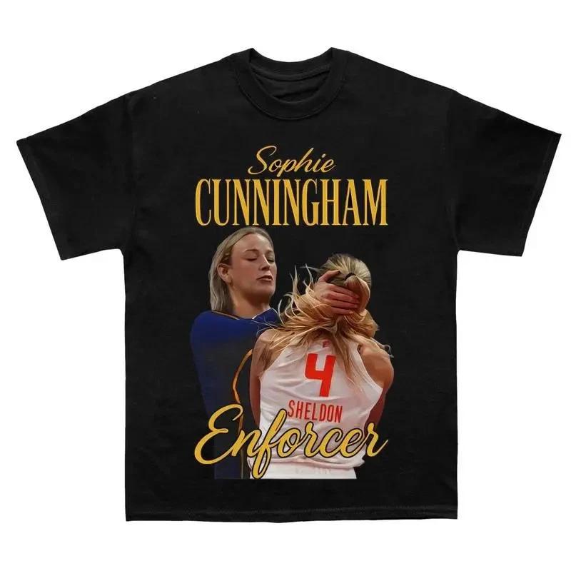 COMBATWEAR Sophie Cunningham Vintage Basketball Graphic Tee, Graphic Tee T-Shirt XXXXL