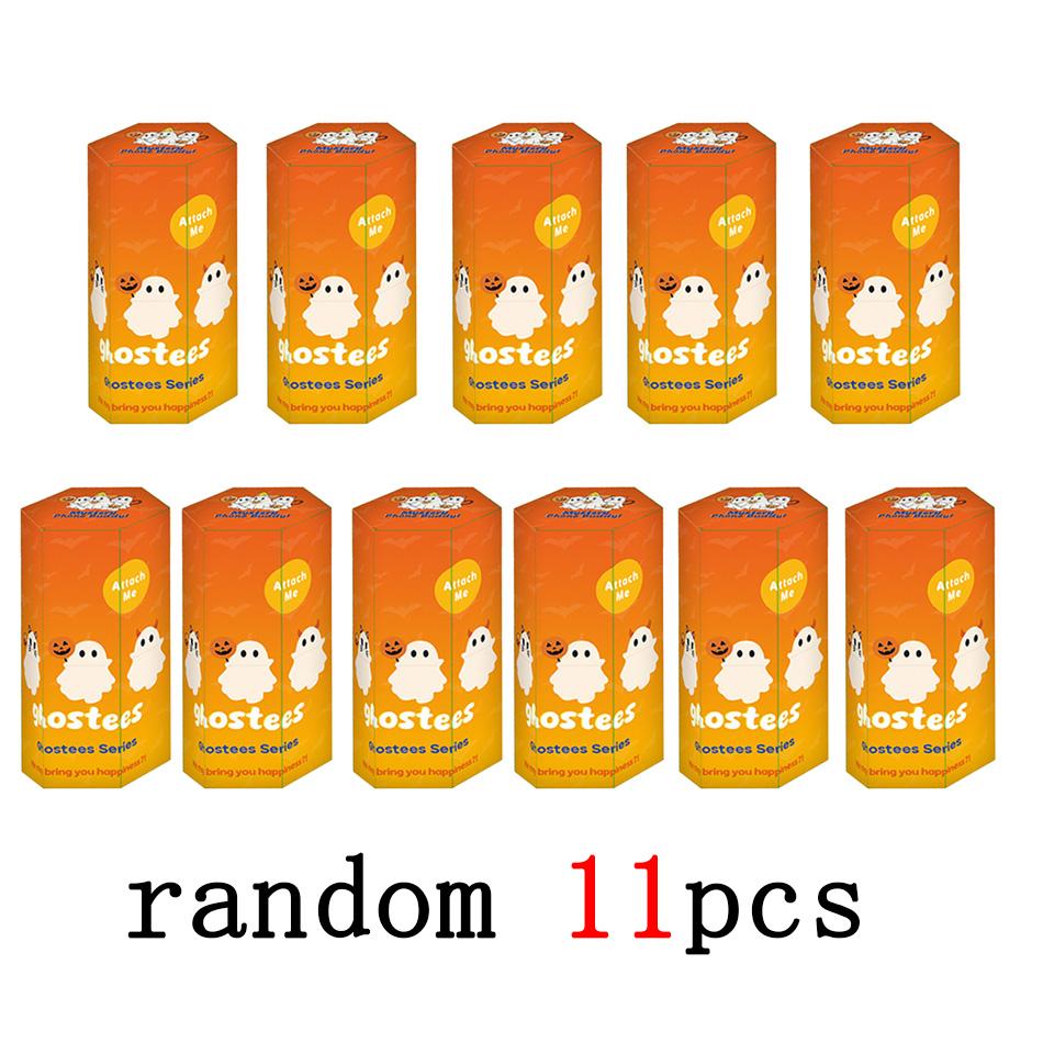 Ghostees Halloween Ghost Phone Charm Mini Surprise Fun Desk Figurine Cute Ghost Box Mystery Buddy for Desktop Accessories