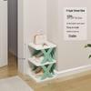Compact Lightweight Shoe Rack: Space-Saving, Removable Storage for Dorms & Indoor Use