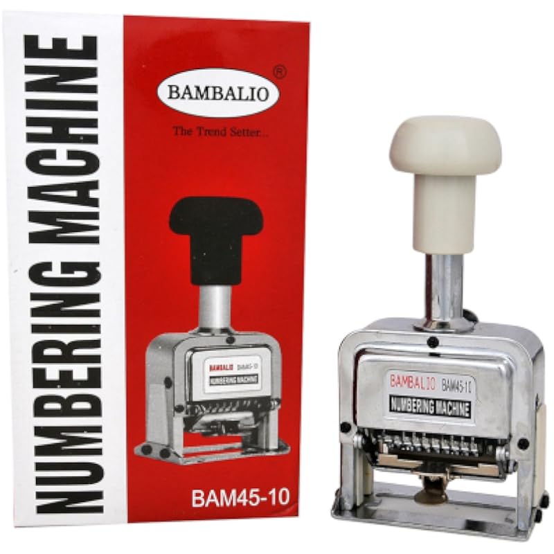Bambalio Bam45-10 10 Digits Numbering Machine