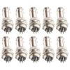 10pcs Aviation Connector For GX16 3/6 Pin Zinc Alloy Aviation Socket Connector For Electrical Connections Power Tools Parts
