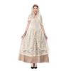 Halloween costume medieval court style lace nun ghost bride vintage dress carnival horror dress