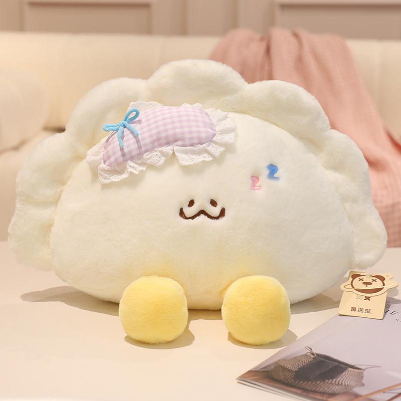 Cartoon Creative Dumpling Doll Cute Dumpling Plush Toy Doll Children Sleeping Pillow Doll Girl Gift